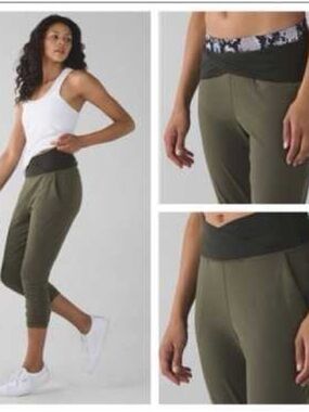 Lululemon Sunset Salutation cropped joggers